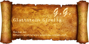 Glattstein Gizella névjegykártya